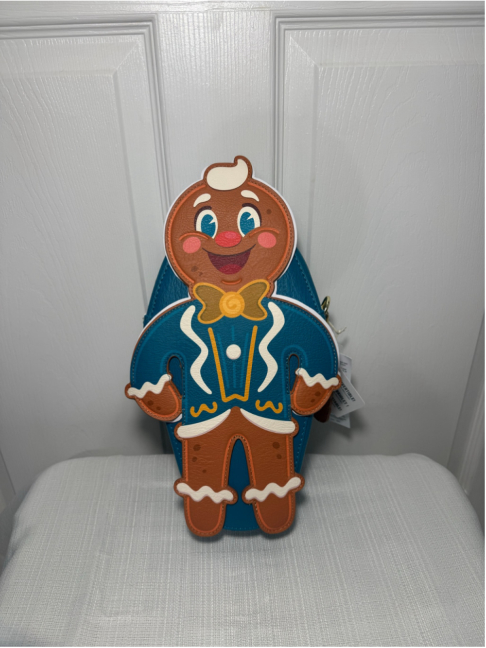 Loungefly Disney Jollywood Nights Gingerbread Man Backpack NWT